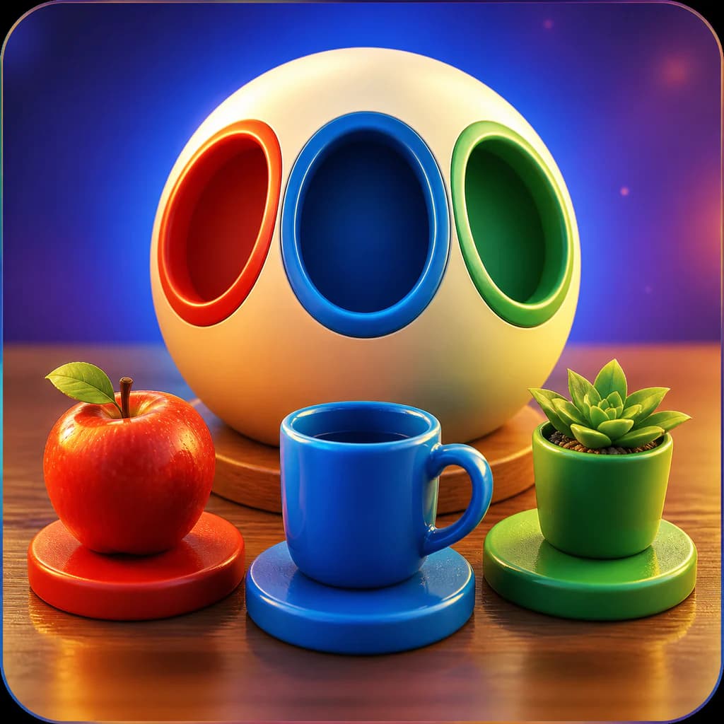 Colors & Objects - Learn A1 English with matching