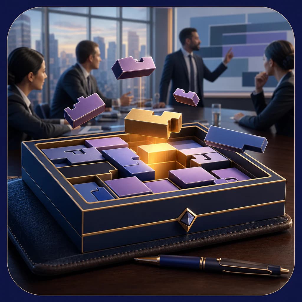 Business Meeting Terms: Word Box - Learn B2 English with word box fill
