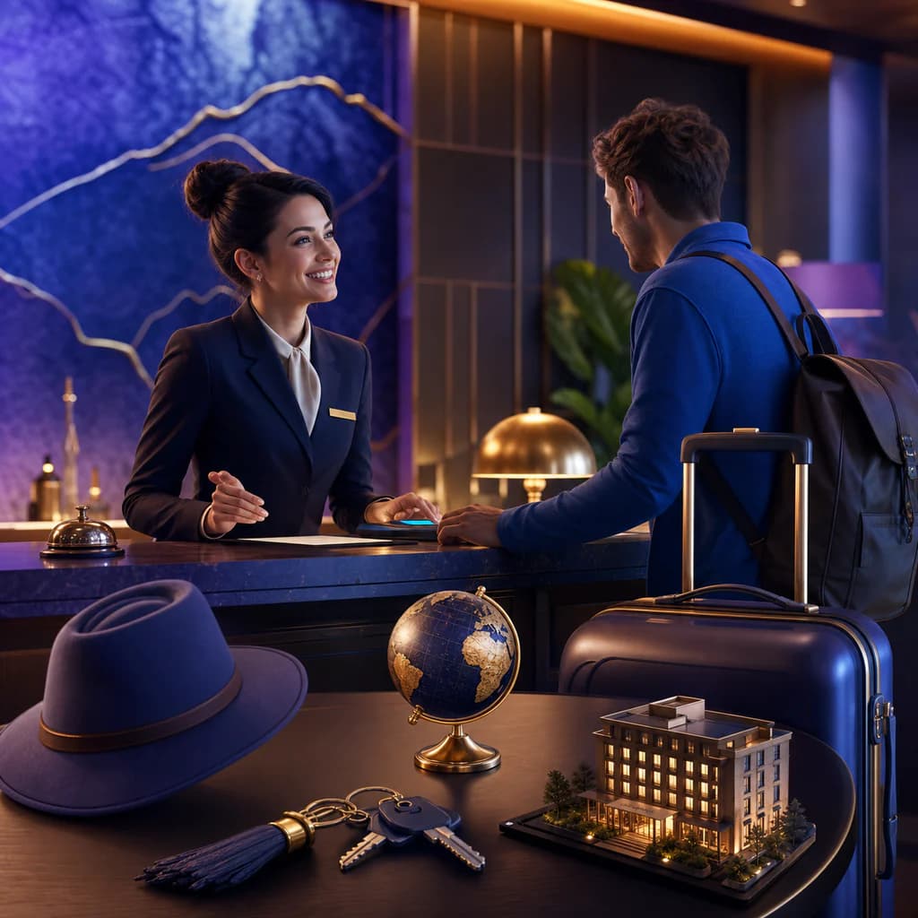 Hotel Check-in - Build Sentences - Learn B1 English with sentence builder