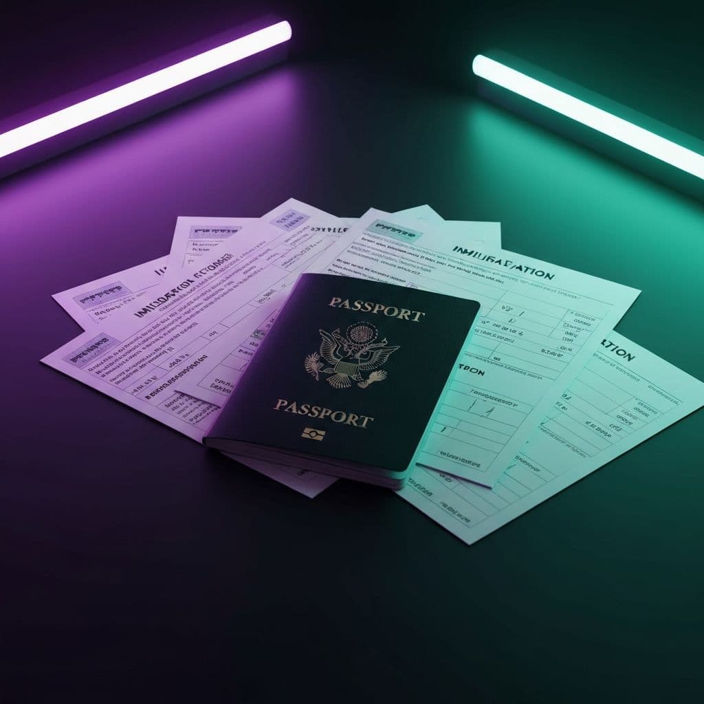 Travel Documents & Procedures - Learn B1 English with word box fill