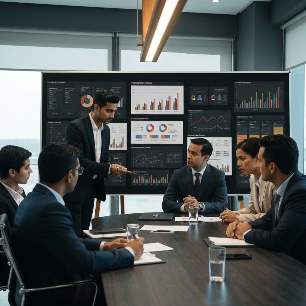 Corporate Strategy & Leadership - Learn C1 English with word box fill